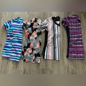 Scrub bundle, 5 tops & 3 bottoms